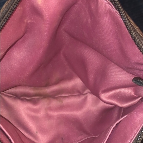 Brown coach wristlet with matching change purse - Picture 2 of 3